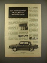 1968 Renault 10 Car Ad - Without Scrimping on Car - £14.45 GBP