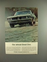 1968 Pontiac Tempest Custom H.O. Car Ad! - $18.49