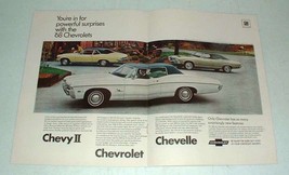 1968 Chevy Nova SS Coupe, Imapala Custom, Malibu Ad - £14.54 GBP