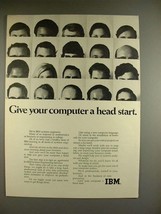 1969 IBM Computer Ad - Give a Head Start! - $18.49