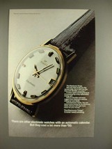 1969 Timex Electronic Watch Ad - Automatic Calendar! - £14.53 GBP