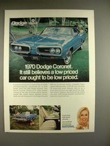 1970 Dodge Coronet 500 Car Ad - It Still Believes - $18.49