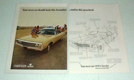1970 Chrysler Newport Custom Car Ad - Beautiful - $18.49