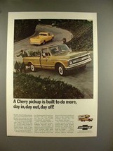 1969 Chevrolet Fleetside Pickup Truck Ad - Do More - $18.49