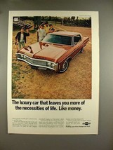 1969 Chevrolet Impala Custom Coupe Car Ad - Necessities - $18.49