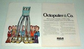 1970 RCA Computer Ad - Octoputer & Co. - $18.49