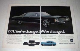 1971 Chevrolet Caprice Sedan Car Ad - £14.61 GBP