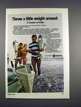 1971 Chrysler Lo-Profile Outboard Motor Ad! - $18.49