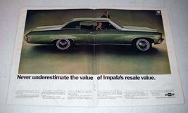 1970 Chevrolet Impala Car Ad - Never Underestimate - £14.45 GBP