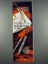 1971 Sheaffer Onyx Desk Set, Silver Imperial Pen Ad - £14.54 GBP