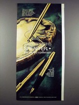 1971 Sheaffer Mesozoic Desk Set, Gold-Filled Pen Ad! - £14.50 GBP