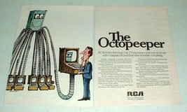 1970 RCA Computer Octopeeper Video Terminal Ad! - $18.49