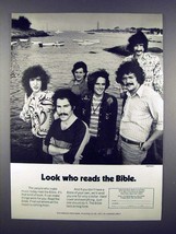 1971 Bible Ad w/ Sea Train - Look Who Reads! - £14.55 GBP