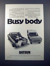 1971 Datsun Busy Body Pickup Truck Ad! - $18.49