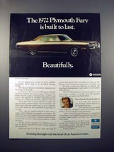 1972 Plymouth Fury Gran Coupe Car Ad - Built to Last - £14.62 GBP