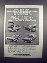 1971 AMC Sportabout, Grmelin, Javelin, Hornet Car Ad - £14.56 GBP