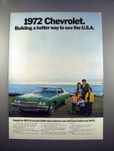 1972 Chevrolet Impala Custom Coupe Car Ad! - £14.45 GBP