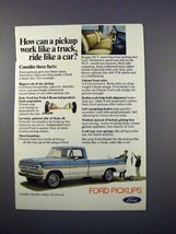 1971 Ford Ranger XLT Pickup Truck Ad - Ride Like Car - £13.82 GBP