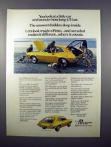 1971 Ford Pinto Runabout Car Ad - It&#39;ll Last - £14.78 GBP