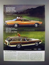 1971 Ford LTD Brougham Hardtop, LTD Country Squire Ad - £14.55 GBP