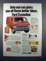 1971 Ford Econoline Van Ad - Better Ideas! - £14.55 GBP