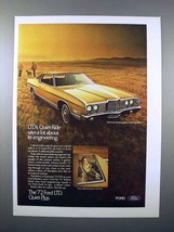 1972 Ford LTD Brougham 2-Door Hardtop Car Ad! - $18.49