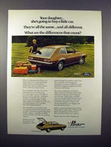 1971 Ford Pinto Car Ad - Your Daughter! - $18.49