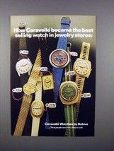 1972 Bulova Caravelle Watch Ad - Best Selling - £14.78 GBP