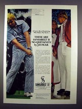 1972 Jaymar Sansabelt II Slacks Ad w/ Tom Shaw - $18.49