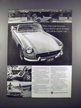 1972 MG MGB Car Ad - When They Write The Book! - £14.48 GBP