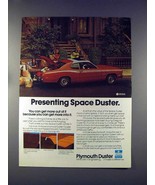 1972 Plymouth Space Duster Car Ad - Presenting! - £14.78 GBP