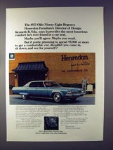 1973 Oldsmobile Ninety-Eight Regency Car Ad! - £14.78 GBP