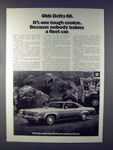 1973 Oldsmobile Delta 88 Car Ad - Tough Cookie - £14.74 GBP