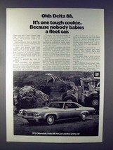 1973 Oldsmobile Delta 88 Car Ad - Tough Cookie - £13.91 GBP