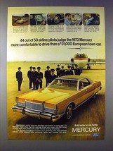 1973 Mercury Marquis Brougham Car Ad - Pilots - £14.74 GBP