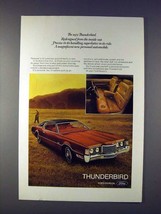 1972 Ford Thunderbird Car Ad - Redeisgned! - $18.49
