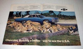 1972 2-pg Chevrolet Impala Custom Coupe Car Ad! - £14.45 GBP