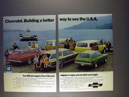 1972 Chevrolet Concours, Sportvan, Suburban, Vega Ad - £14.57 GBP