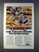 1978 Chevrolet Chevette Car Ad - Lot Less Money - £14.45 GBP
