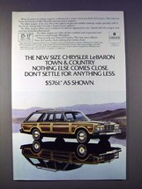 1978 Chrysler LeBaron Town &amp; Country Wagon Ad! - £14.45 GBP