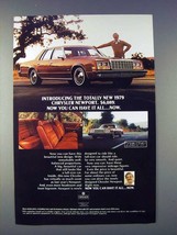 1979 Chrysler Newport Car Ad - Have it All - £14.60 GBP