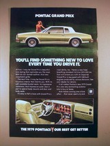 1979 Pontiac Grand Prix Car Ad - New to Love! - £14.46 GBP