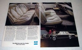 1980 Chrysler New Yorker Fifth Avenue Edition Car Ad! - £14.55 GBP