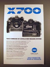 1982 Minolta X-700 Camera Ad - New Imaging System - £14.48 GBP