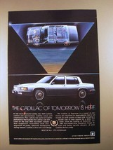 1985 Cadillac Sedan deVille Car Ad - Tomorrow is Here - £14.44 GBP