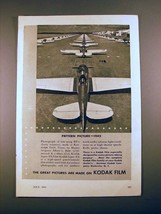 1941 Kodak Film Ad - Low-wing BT's Basic Trainers - $18.49