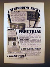 1928 Philco Radio Ad - Neutrodyne-Plus! - £14.73 GBP