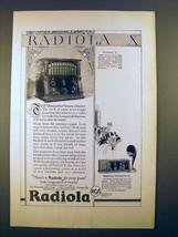 1925 RCA Radiola X, Radiola Regenoflex Radio Ad! - £14.60 GBP