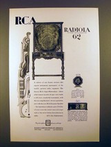 1928 RCA Radiola 62, 60 Radio, Loudspeaker 103 Ad - £14.55 GBP