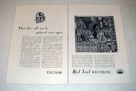 1928 Victor Red Seal Records Ad - &quot;Lucia di Lammermoor - £14.53 GBP